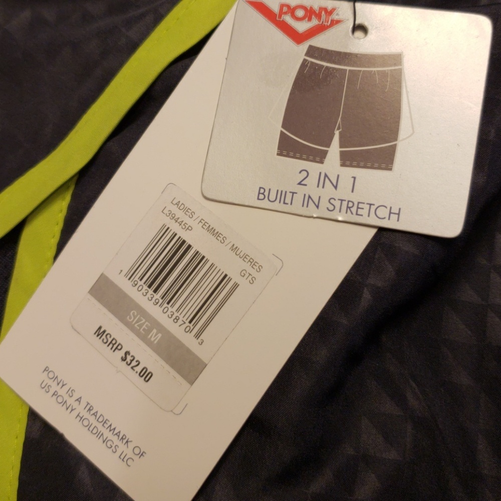 bundle2 Pairs Pony  2in1 Built in Stretch Shorts - Picture 8 of 8